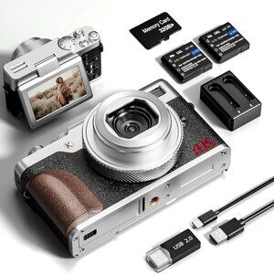 56MP Digital Cameras For Photography, 4K Autofocus Digital Cameras With 32GB